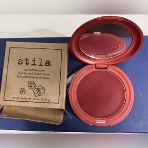 NEW!! Stila Convertible Color in Poppy. Dual Lip + Cheek Cream. SOLD OUT COLOR